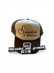 Sunshine & Whiskey Embroidered Foam Trucker Hat
