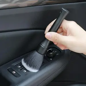Car Interior Detail Cleaning Brush, Soft Bristle Dusting Cleaning Tool, Car Dashboard Detail Brush, Battery-Free Car Plastic Cleaner
