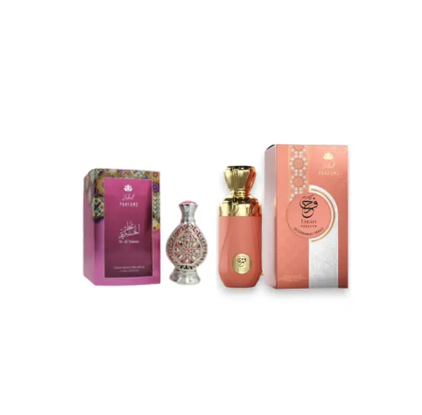 Zakat Parfums | Farah Forever + Itr Al Hareer Oil Bundle | Gourmand | Unisex Fragrances | Caramel - Marshmallow & Cream Notes