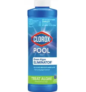 Clorox® Pool&Spa™ Swimming Pool Algaecide, Prevents and Treats Pool Algae, Non-Foaming, 1 Quart (Pack of 1)