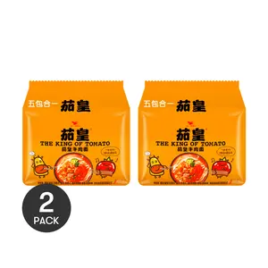 Unif Instant Noodles Tomato Beef Flavor 5 Pack 22.2 oz - Rich Tomato Taste