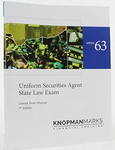 USED-Kaplan Series 63 Securities License Exam Manual, Uniform Securities Agent State Law Exam 7th edition by Kaplan University (Paperback)