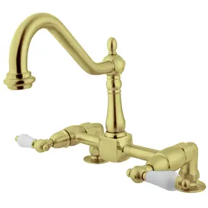 Heritage Traditional Two-Handle Bridge Kitchen Faucet