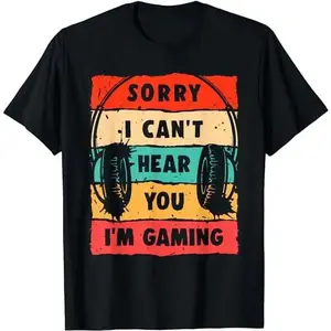 Cotton Short Sleeve Shirt for Teens Boys MenVideo Gaming T-Shirt for Men Women
