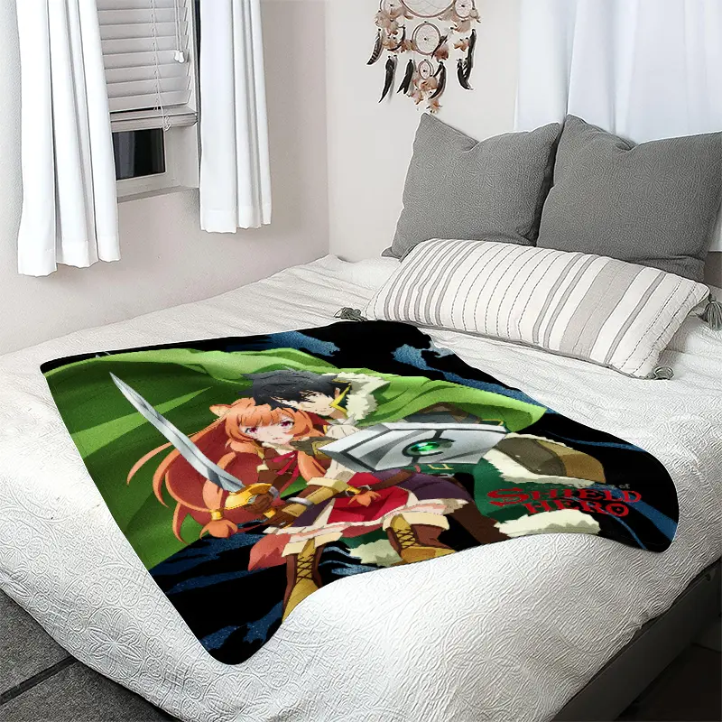 The Rising of the Shield Hero Anime Throw Blanket Officially Licensed Brand New