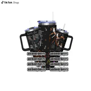 R and B Tumbler, Rapper Drinkware Vacuum, Bottles Water Bottles Flasks Mug, Tumblers 40oz 20oz, Gift For Fans, Gift For Lover