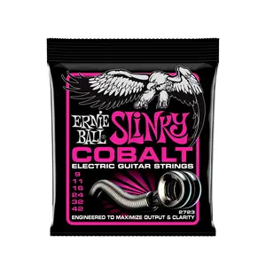 Ernie Ball Super Slinky Cobalt Electric Guitar Strings - 9-42 Gauge Ernie Ball Super Slinky Cobalt Electric Guitar Strings - 9-42 Gauge