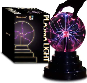 Magic Plasma Sphere Lamp Touch Control Nebula Light，3 Inch Touch Sensitive Plasma Ball Lamp，Science Educational Gift