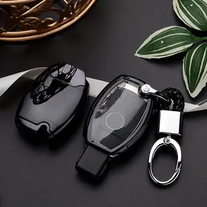 TPU Car Remote Key Fob Cover Case Holder Protector For Mercedes Benz A B C E GL S GLA GLK CLS Class AMG W204 W205 W212 W463 W176 Accessories Automotive