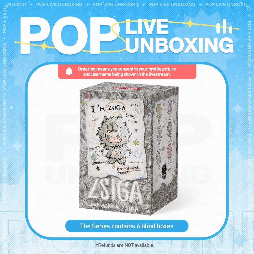 [POP NOW] POP MART ZSIGA I'm Zsiga Series-Vinyl Plush Pendant Blind Box