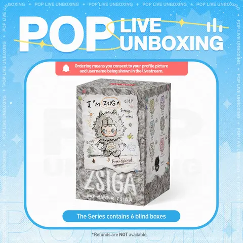 [POP NOW] POP MART ZSIGA I'm Zsiga Series-Vinyl Plush Pendant Blind Box