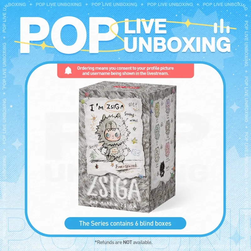 [POP NOW] POP MART ZSIGA I'm Zsiga Series-Vinyl Plush Pendant Blind Box