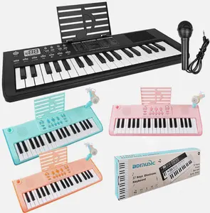 Keyboard Piano for Kids 37 Keys Music Piano with Microphone Portable Musical Toy Electronic Piano Birthday Gifts for Girls boys Toys