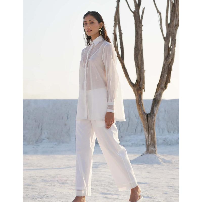 Lily pearl white shirt and pant