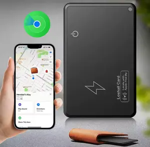 Ultra-thin Wallet Tracker Card, Thin Finder, Item Locator for Luggage lags, Passports, Phone, IP68 Waterproof Item Locator for Apple Find My (3-year Battery,No Charging) Waterproof Item Locator Wallet Tracker gps  tracker  device alat  pelacak