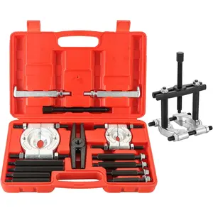 5-Ton Heavy Duty Bearing Puller Set: 14PCS Wheel Hub Axle Separator Kit with 2" & 3" Bearings Splitters hail damage bearing  puller