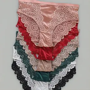 6 Pack Women's Lace Panties, Ultra Soft Breathable Briefs, Stretchy & Durable Daily Lingerie, Sizes S-XL
