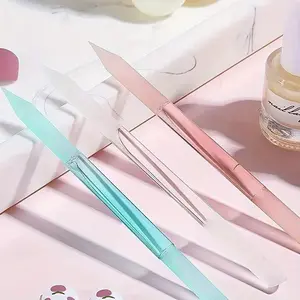 3-Piece Nail Clipper Set, Dual-Ended Crystal File, Accurate Nails & Feet Care, Durable Easy Grip, Perfect for Manicure & Pedicure, Nail Art Tools