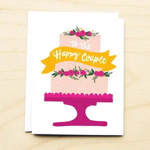 WEDDING CAKE CARD
