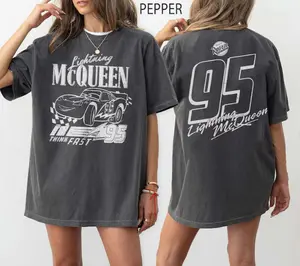 Retro Lightning McQueen 95 Shirt, Lightning McQueen Shirt, Cars Shirt, Pixar Cars Shirt, Comfort Colors Shirt
