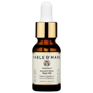 Fable & Mane Mini MahaMane ™           Smooth & Shine Hair Oil growth Vanilla Orange Solid Conditioner Bar Anti-Frizz Styling Cream Brown Super Elastic Bands Heat Spray for Perfect Day Gold Lust Dry Protection