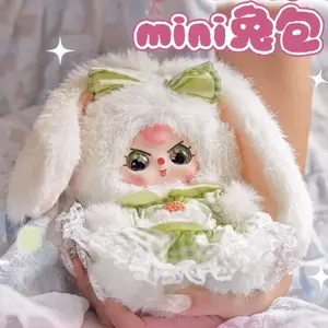 BabyThree - Macchiato Mini Rabbit Bag Plush Toy Doll ，Bunny Plush Dolls， clothing decoration，Stuffed Animal