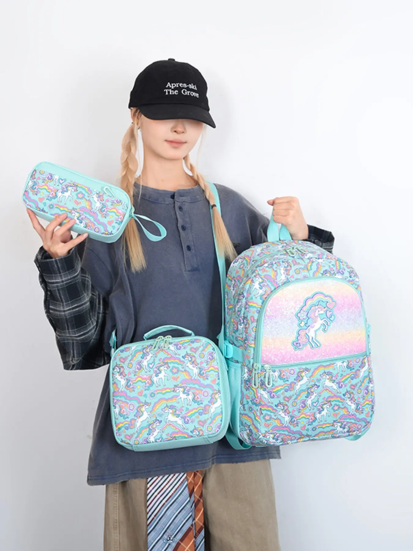 Rainbow Brite - Wheeled School Backpack / Sac à Dos à roulettes - The Betesh Gro