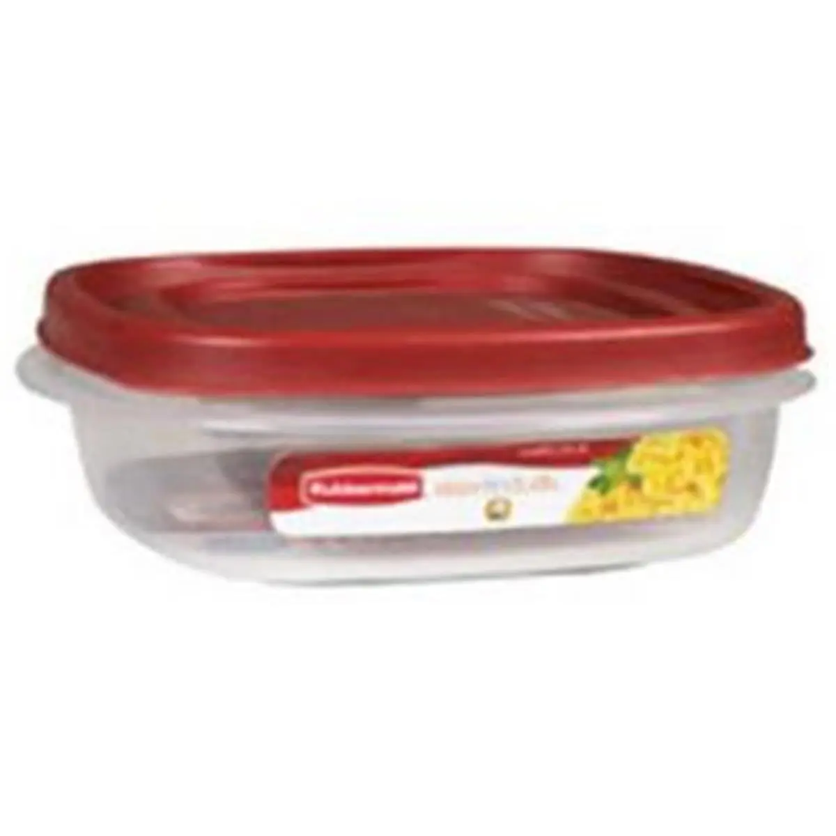 Rubbermaid Kitchen Food Storage Container, 3-Cup Square Design, with Secure Lid for Food Preserving