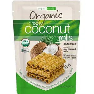 Tropical Fields Organic Crispy Coconut Rolls, 11 Oz