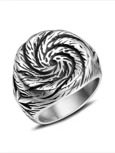 Fashionable and personalized mushroom nail ring funny lollipop ring punk rice flower ring finger decoration