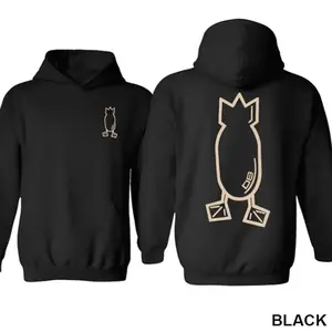 Dive Bomb Industries Classic Logo Hoodie, Duck Hunting Pullover, Retro Waterfowl Decoy Club Sweatshirt, Vintage Hunter Gear