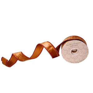 Copper Velvet Ribbon 1.5” x 10yd(3/96) | IR