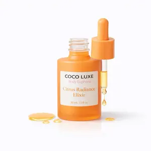Coco Luxe Body Euphoria Citrus Radiance Elixir & Facial oil ,Vitamins Oil Serums Skin Repair 30 mL for Radiant Complexion|turmeric and pumpkin extract|Face oil