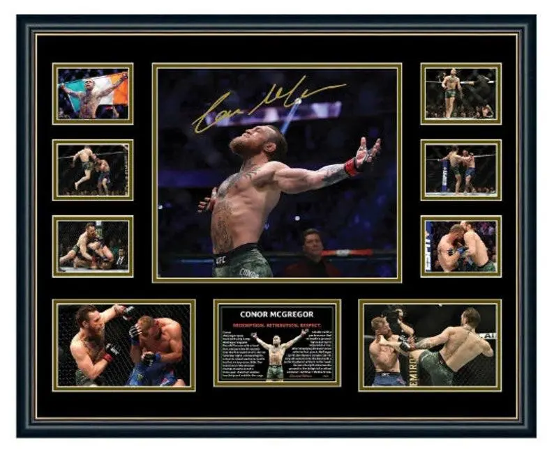 Conor McGregor UFC 246 2020 Signed Limited Edition Memorabilia Frame