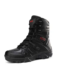 Men's Tactical Boots Fashion Comfortable High-Top Outdoor Casual Hiking Military Desert Boots New Year Trendy Style Outdoor Hiking Shoes