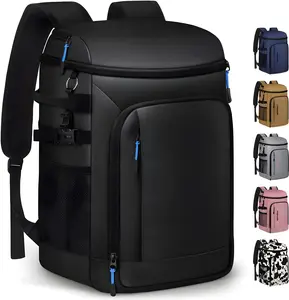 XL Cooler Backpack Insulated Waterproof for Women Men,36 Cans Backpack Coolers Insulated leak Proof Thermal Bag Soft Travel Cooler Bag Portable Ice 11