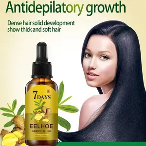 Fast Hair Growth Regeneratin Germinal Oil Hair Growth Serum 7 Days Essential Oils Dense Regrowth Ginger Hair Promote