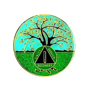 Tree of Life Sobriety Medallion, Chip, Token, Coin