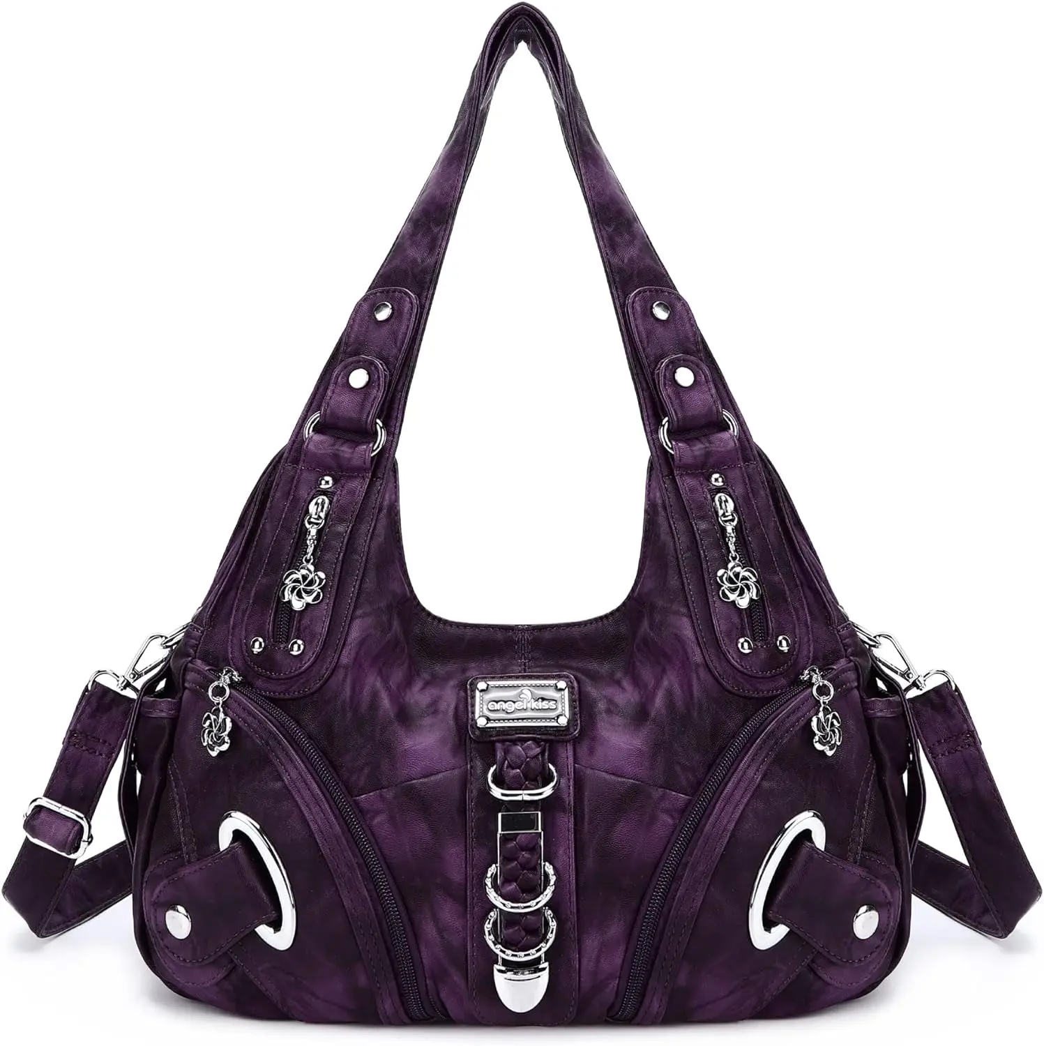 Purple Hobo Handbag