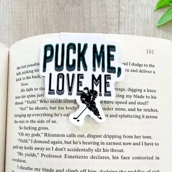 Puck Me, Love Me magnetic bookmark Puck Me, Love Me magnetic bookmark