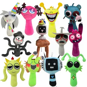 Sprunki Plush Toys Sprunki Plush Doll Sprunki Game Cartoon Pillow Kids Birthday Gifts Stuffed Dolls Christmas Gift