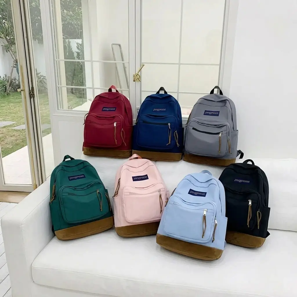 JanSport Black Suede Unisex Right Pack Backpack, Classic School Backpack, Laptop Backpack, Student Bookbag, College Backpack, Everyday Backpack