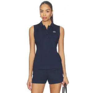 Lacoste Golf Core Top in Navy Blue