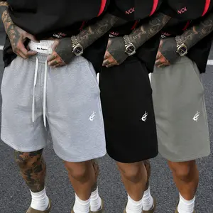 3-pack unisex casual shorts—everyday wear shorts featuring a cross pattern print and double waistband drawstring design; American retro Y2K street-style casual shorts; versatile men’s bottoms; fashionable unisex shorts suitable for various outfits.