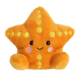 Palm Pals Adorable Treasure Starfish 5 inch Orange Mini Soft Plush Collectable Stuffed Animal