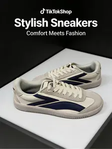 "The Genderless Style Answer" neutral sneakers unveiled. 'A sharp silhouette blurs style lines for all to wear.' The ultimate choice for couple looks or personal style, easily mastering Cleanfit and intellectual aesthetics.