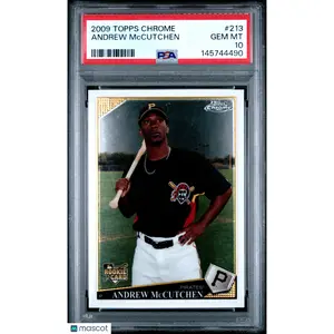 2009 Topps Chrome Andrew Mccutchen #213 PSA 10