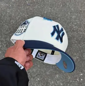 New York Yankees 9FORTY Snapback Hat, Navy & Sky Blue Embroidered NY Logo, Yankee Stadium 1923-2008 Side Patch Cap, Sky Blue Undervisor, Limited Edition 2026 Urban Streetwear Gorra premium, moda urb