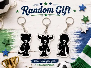 Keychains feature the official mascots and logo for the 2026 FF WC