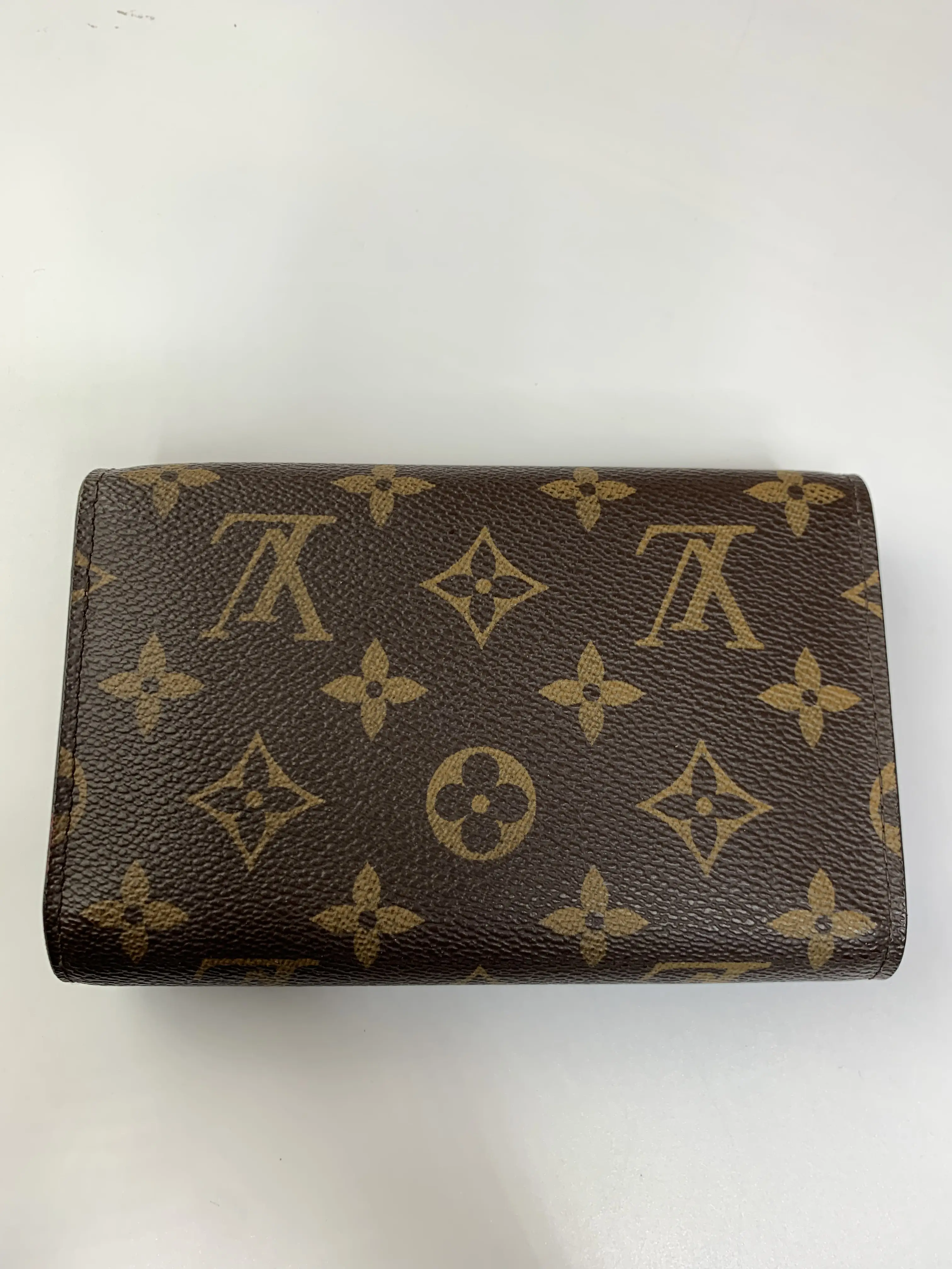 Pre-owned Louis Vuitton canvas Small Leather Goods Alexandra Wallet